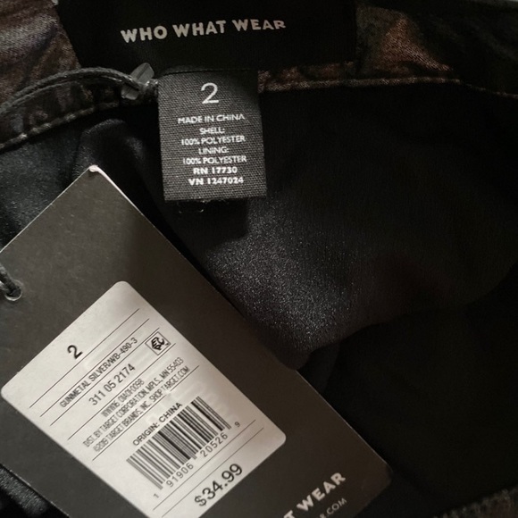 Who What Wear Mid-Rise Flowy Midi Skirt - Picture 6 of 9